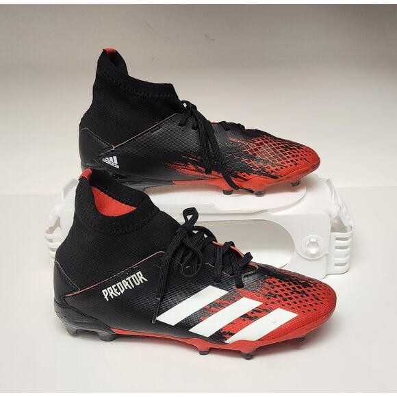Adidas Predator 20.3 FG Youth Soccer Cleats Red/Black US 3.5Y - Picture 4 of 10